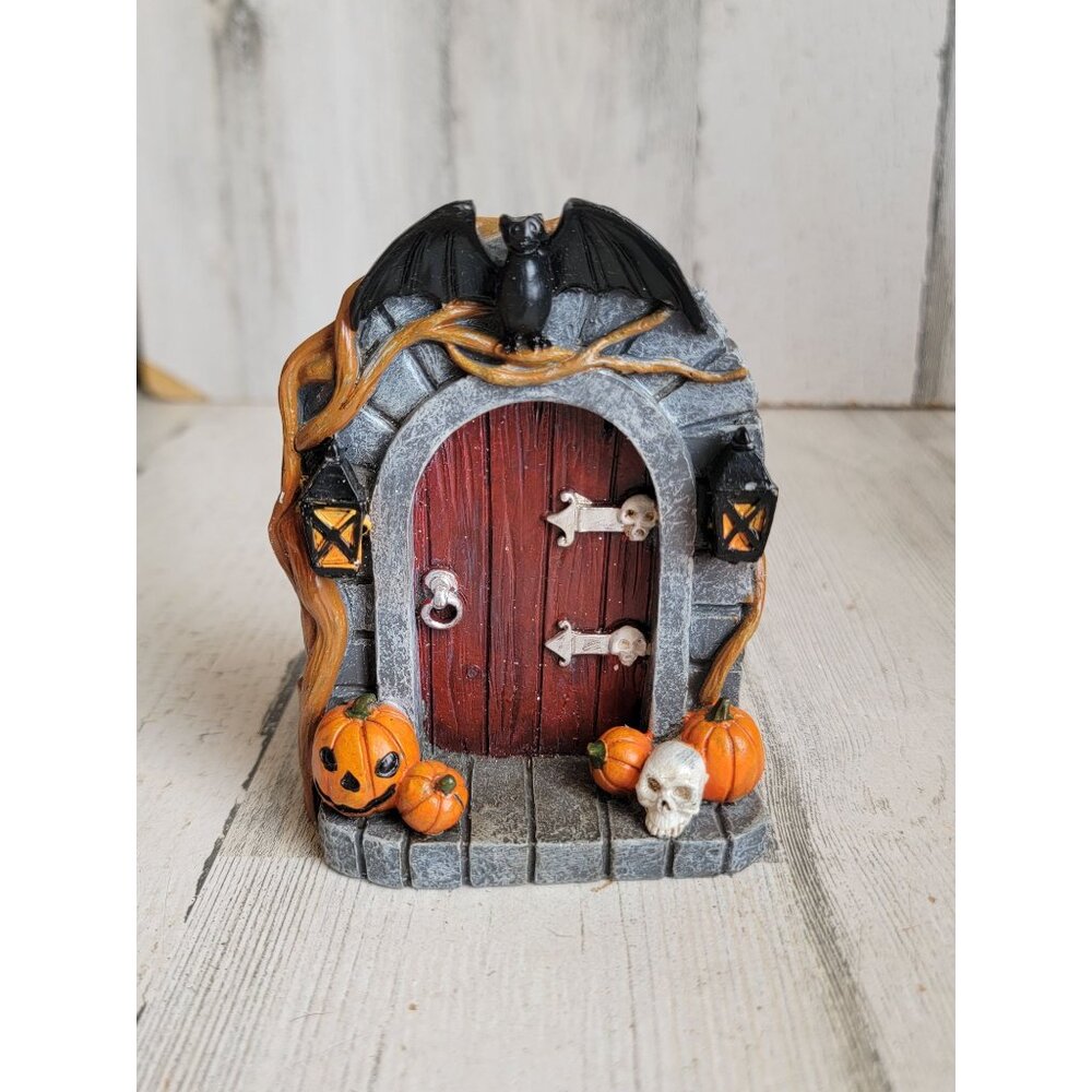 Halloween door bat pumpkin Village‎ accessory spooky